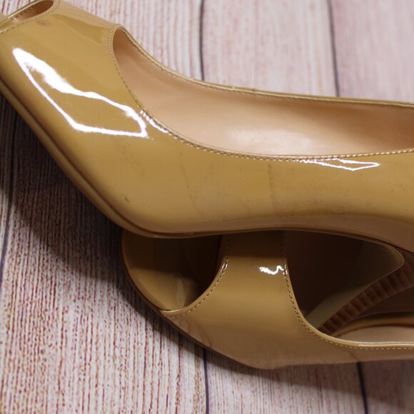 Cole Haan Nike Air Nude Peep Toe Heels - Picture 11 of 14